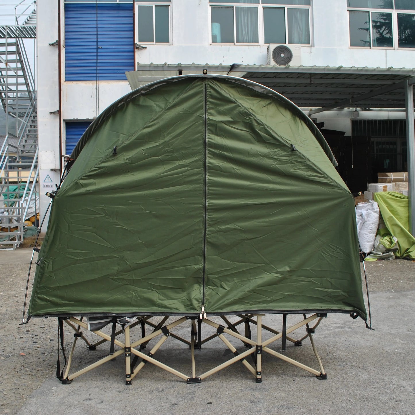 Solo Durable Camping Cot Tent with Waterproof Warm Features 4000mm Lightweight Design Camping equipment- exclude bed