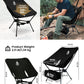 OneTigris Tigerblade Camping Chair Foldable Outdoor Chair Triangle Framed Compact Portable Backpacking Hiking Chair