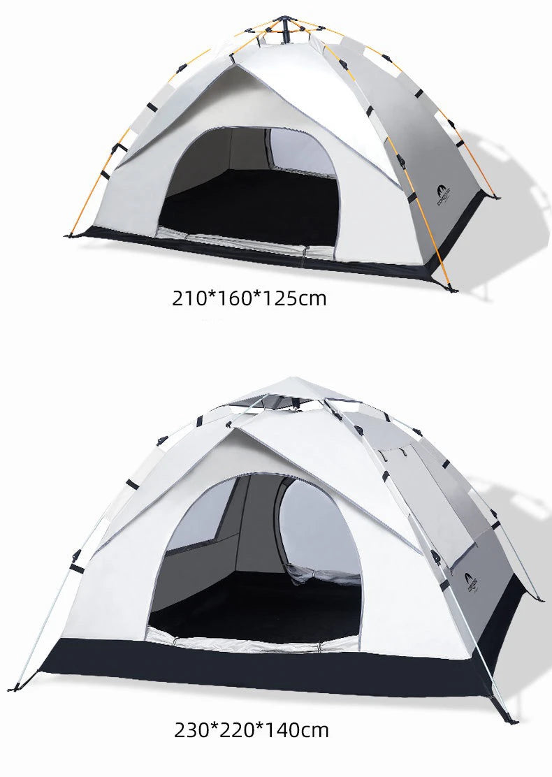 Outdoor Camping Tent Automatic Quick Opening Free Construction of Rain and Thick Camping Tent Portable Collapsible UV Protection