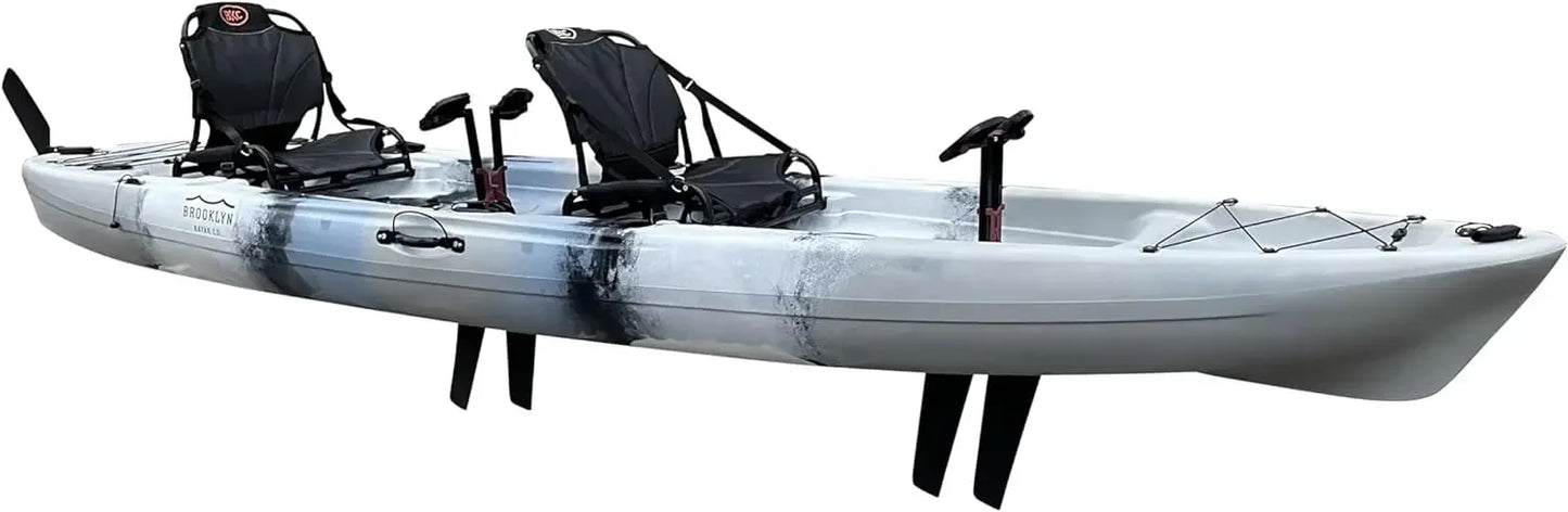 13.5 Tandem Pedal Kayak Sit On Top Fishing Kayak Ultimate Tandem Experience 680-pound weight Item Weigh 85 Pounds Kayaking