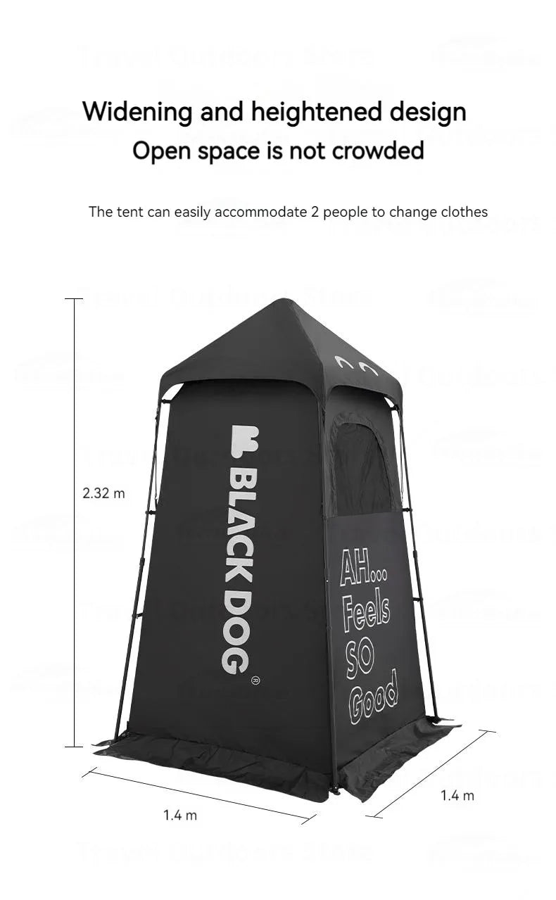 Naturehike BLACKDOG One-touch Shower Tent Automatic Cabin Toilet Beach Tent Waterproof Sunscreen Privacy Outdoor Changing Room