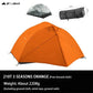 3F UL Gear Qinkong 3P 3-Person 4-Season Camping Tent 15D Silnylon Coating with Matching Ground Sheet Ultralight Outdoor