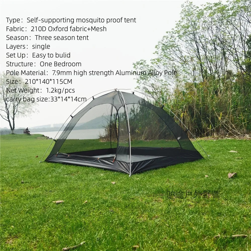 Lightweight Tipi Hot Tents with Stove Jack, Standing Room,Teepee Tent for Hunting, Family Team Camping,Brown, 6-8Persons