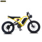 AKEZ-Electric Bike with Hydraulic Brake Ebike 20*4.0 Off-Road Fat Tire 45km h 7 Speed 1500W 48V 18Ah Removable Lithium battery